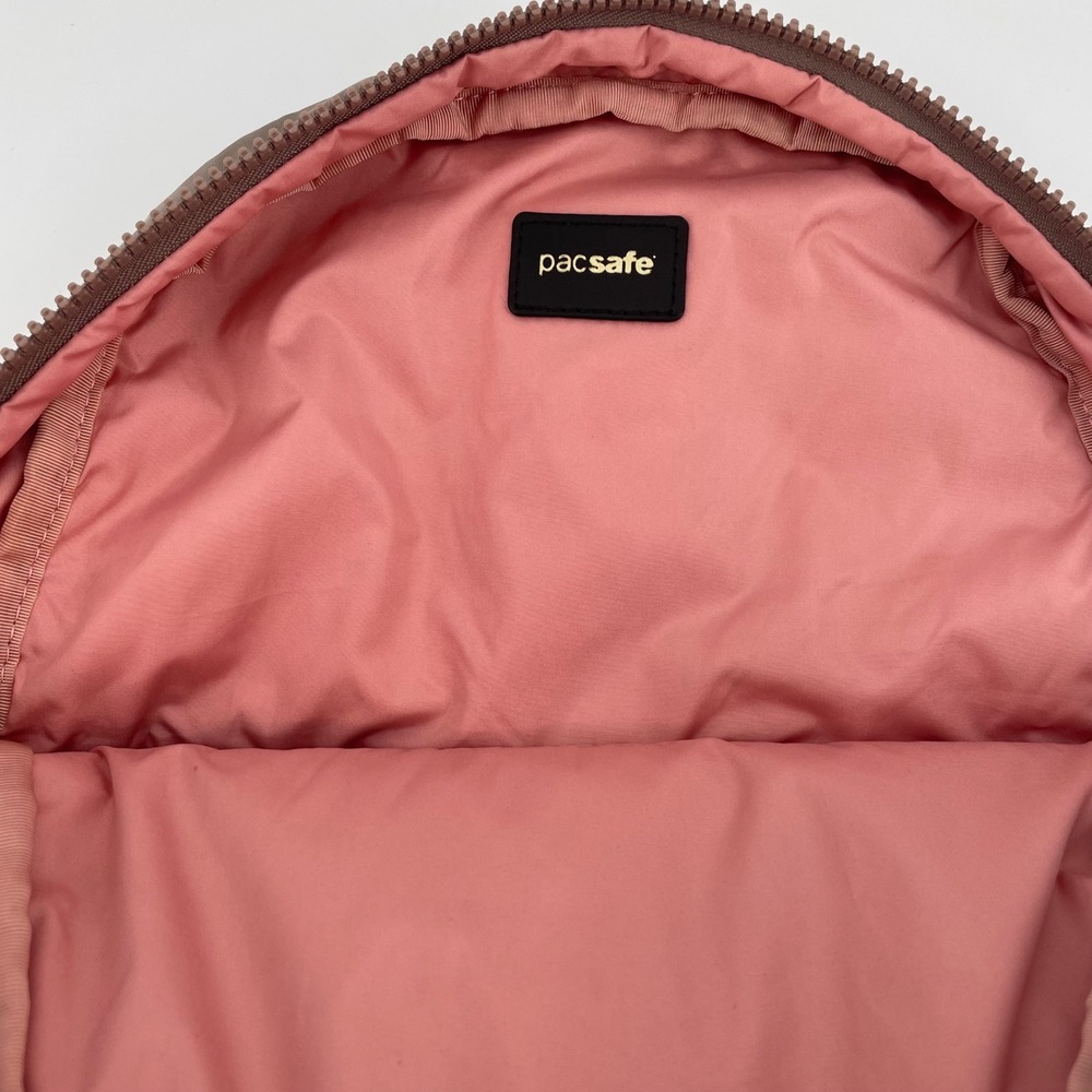 Pacsafe Citysafe CX Convertible Anti Theft Backpack Crossbody Blush Tan Nylon - Picture 3 of 11